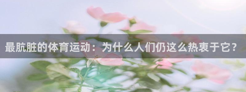 ug环球官网注册：最肮脏的体育运动：为什么人们仍这么热衷于它？